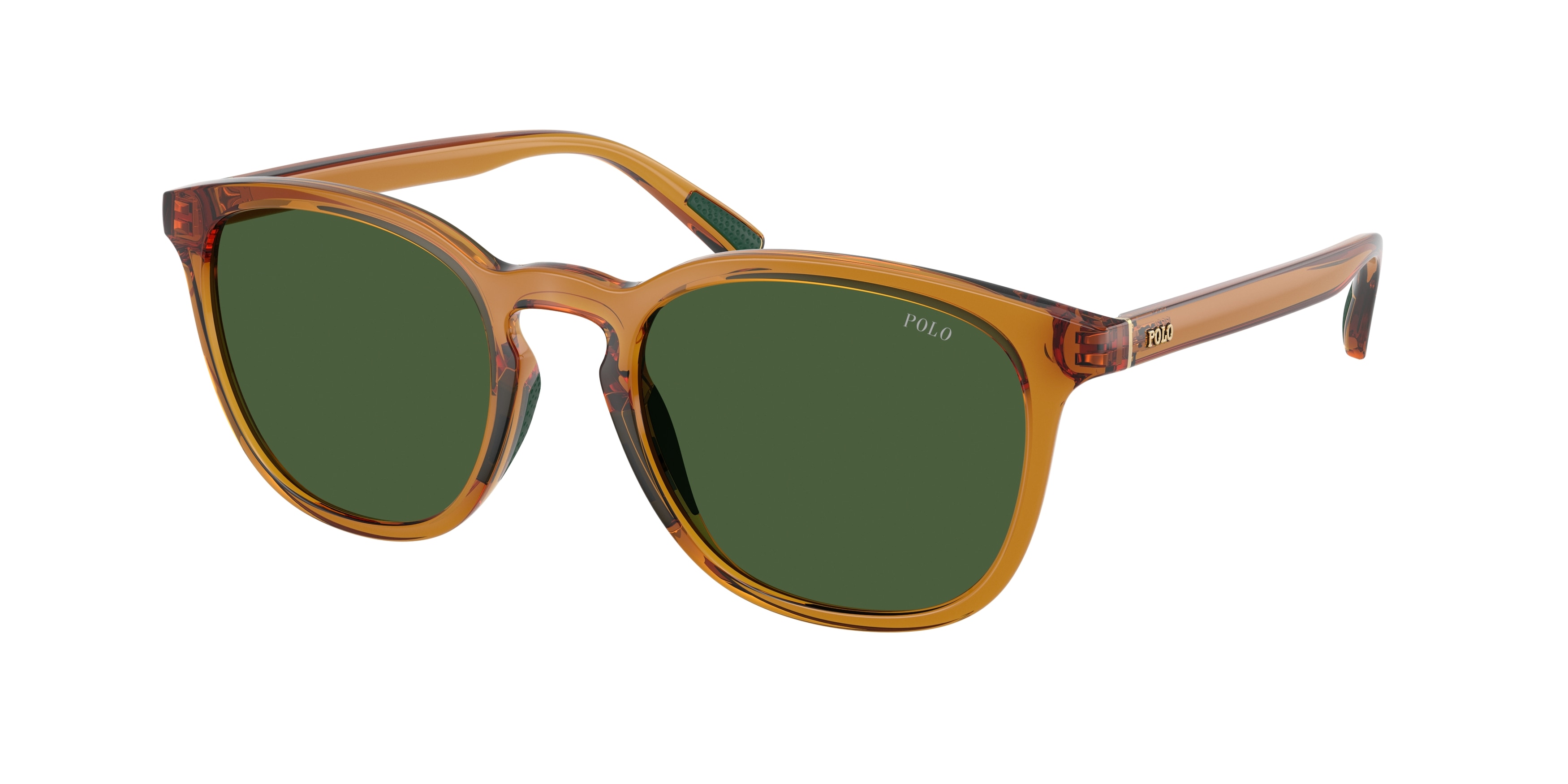 Polo Ralph Lauren Man PH4222U  620971 Sunglasses Injected  Green Round Normal-image